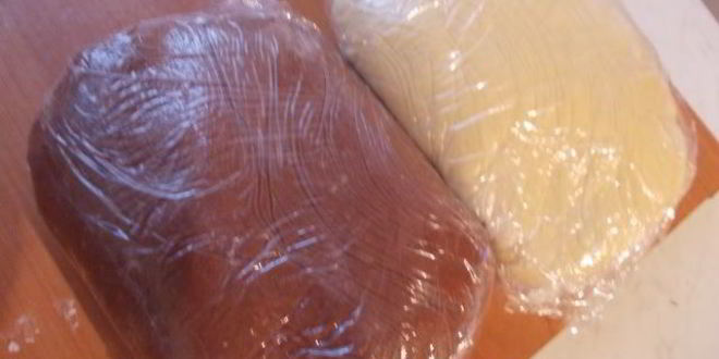 Рецепт шахматного печенья