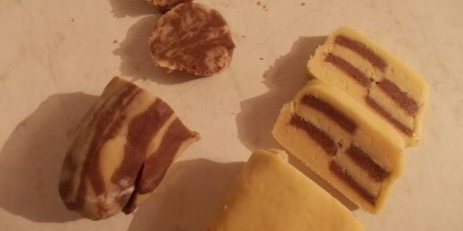 Рецепт шахматного печенья