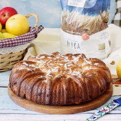 Рецепт Бретонского яблочного пирога на сидре