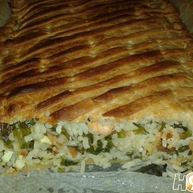 Рецепт Быстрого рассыпчатого пирога из слоеного теста