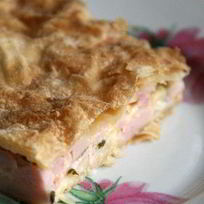 Французский пирог с сыром