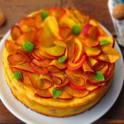 Рецепт Итальянского пирога с персиками