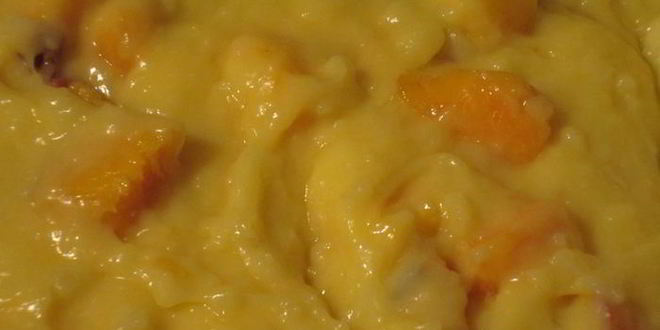 Рецепт итальянского пирога с персиками