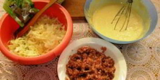 Рецепт капустного пирога на кефире в духовке