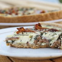 Рецепт Киша с лисичками