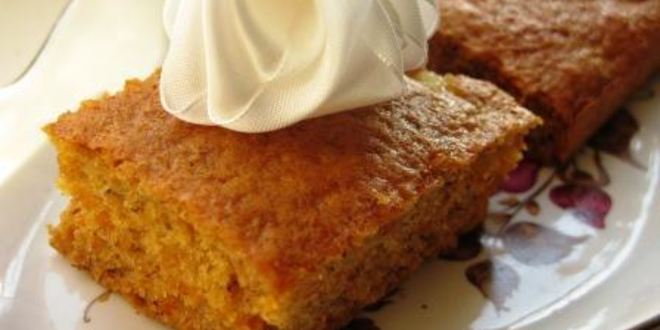 Рецепт медово-морковного пирог