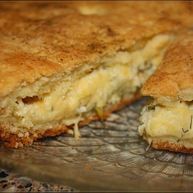 Рецепт Пирога на твороге с сыром