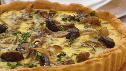 Рецепт Пирога с грибами и сыром