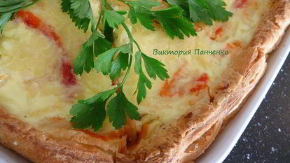 Рецепт Пирога с крабами