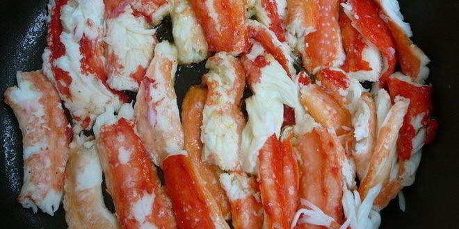 Рецепт пирога с крабами