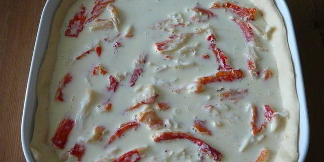 Рецепт пирога с крабами