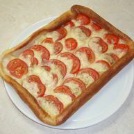 Рецепт Пирога с помидорами и моцареллой