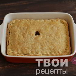 Рецепт Пирога с рисом и рыбой