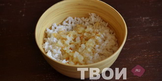 Рецепт пирога с рисом и рыбой