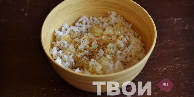 Рецепт пирога с рисом и рыбой
