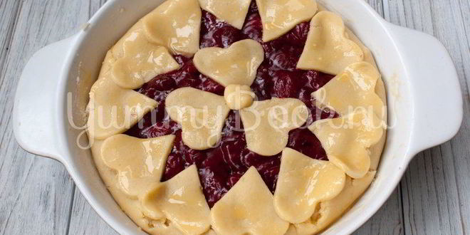 Рецепт пирога с вишневой начинкой