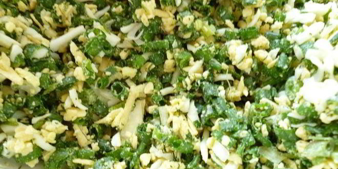 Рецепт пирога с зеленью и сыром из слоеного творожного теста