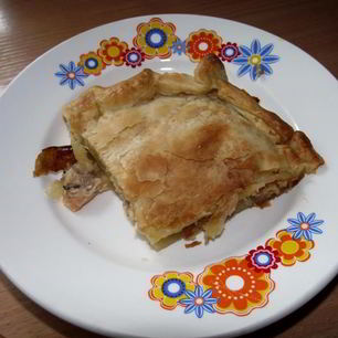 Рецепт Простого пирога из семги