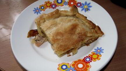 Рецепт Простого пирога из семги