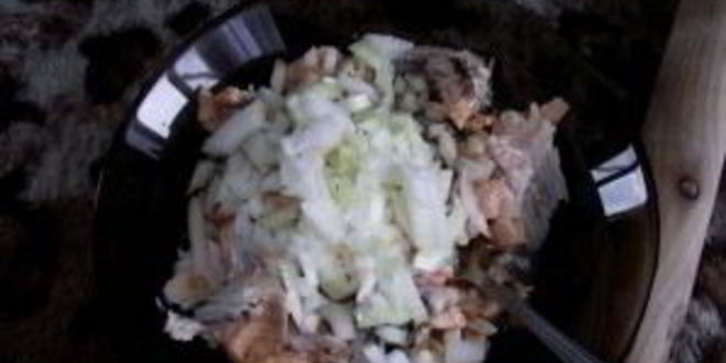 Рецепт простого пирога из семги