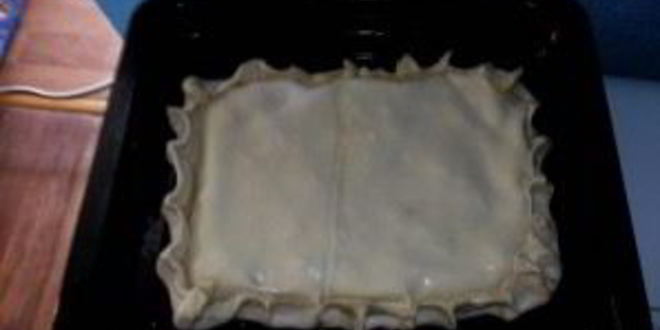 Рецепт простого пирога из семги