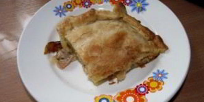 Рецепт простого пирога из семги