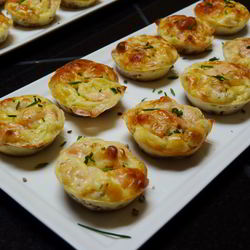 Рецепт Рыбного мини-киша с рикоттой