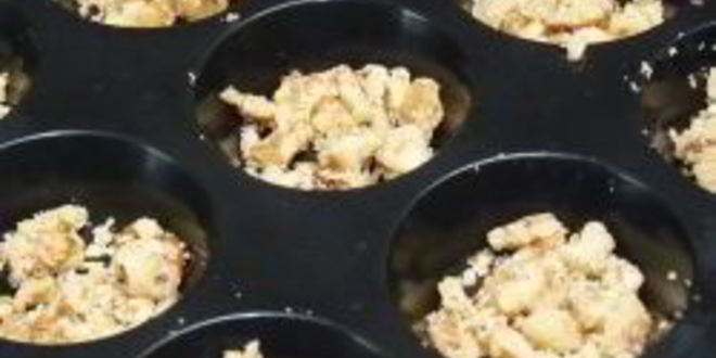 Рецепт рыбного мини-киша с рикоттой