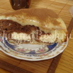 Рецепт Шоколадна-творожного пирог