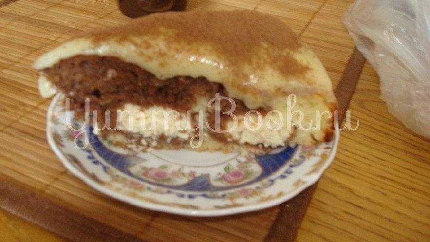 Рецепт шоколадна-творожного пирог