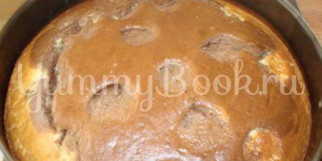 Рецепт шоколадна-творожного пирог