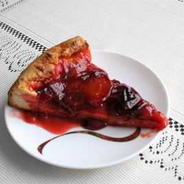 Рецепт Сливового песочного пирога