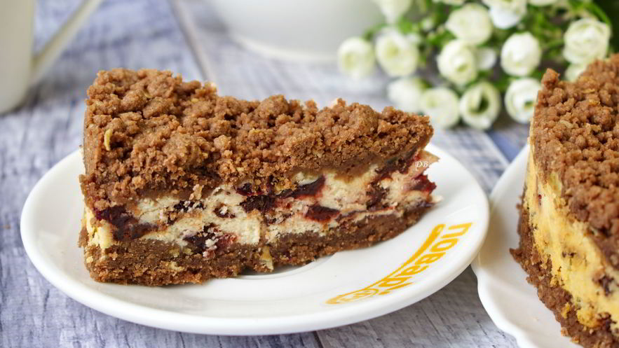 Рецепт творожного торфяного пирога с черносливом