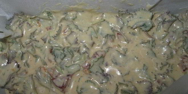 Рецепт весеннего пирога с крапивой и вялеными томатами