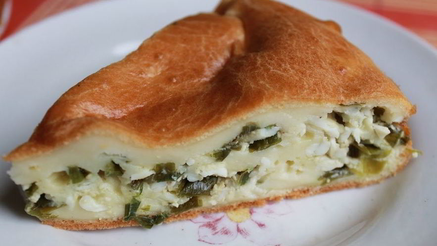 Рецепт заливного пирога на кефире