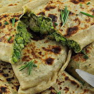 Рецепт Кутабов с зеленью