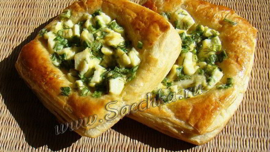 Рецепт очень ленивых пирожков с яйцом и луком