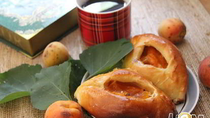 Рецепт Открытых пирожков с абрикосами