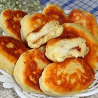 Рецепт Пирожков с картошкой на кефире жареные