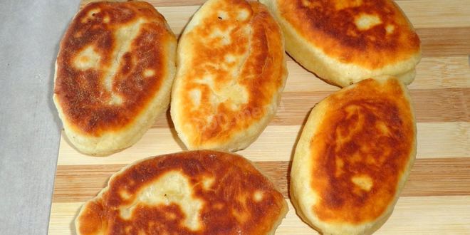 Рецепт пирожков с картошкой на кефире жареные