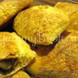 Рецепт Пирожков закусочных с грибами