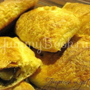 Рецепт Пирожков закусочных с грибами