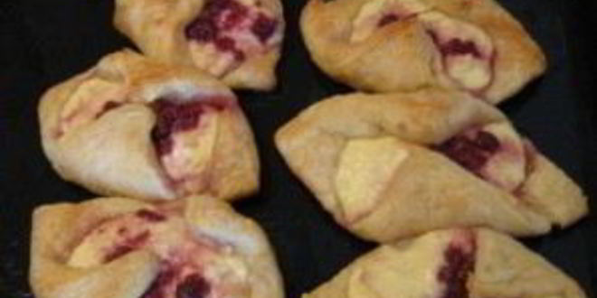 Рецепт слоеных пирожков с повидлом