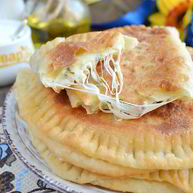 Рецепт Вкусных кутабов с сыром и зеленью