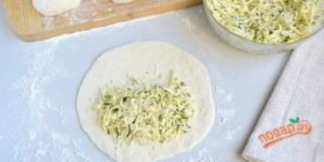 Рецепт вкусных кутабов с сыром и зеленью