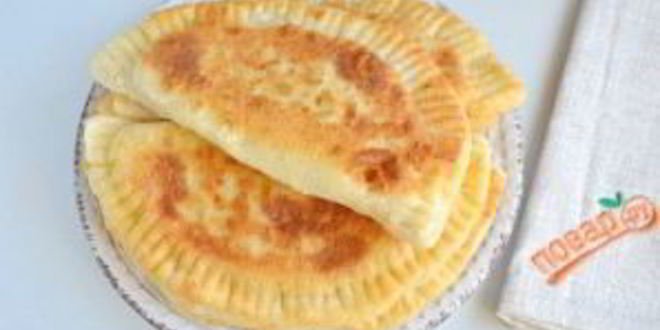 Рецепт вкусных кутабов с сыром и зеленью