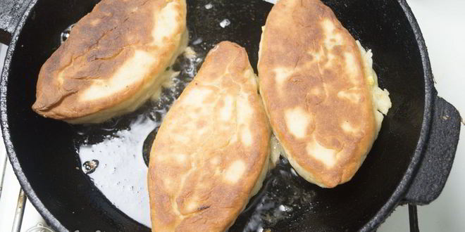 Рецепт жареных пирожков с начинкой