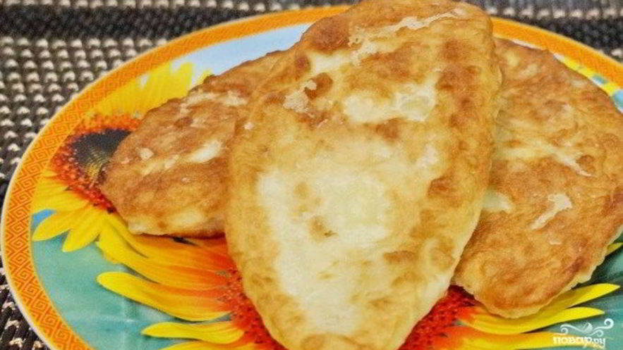 Рецепт жареных пирожков с творогом