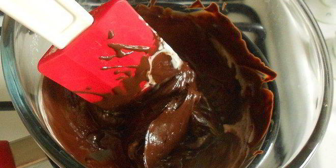 Рецепт корзинок с ганашем, брауни и малиной