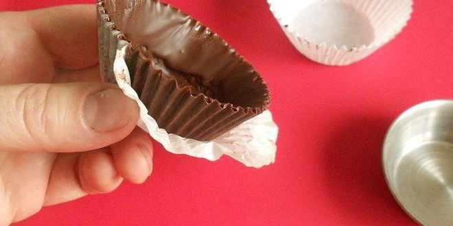 Рецепт корзинок с ганашем, брауни и малиной